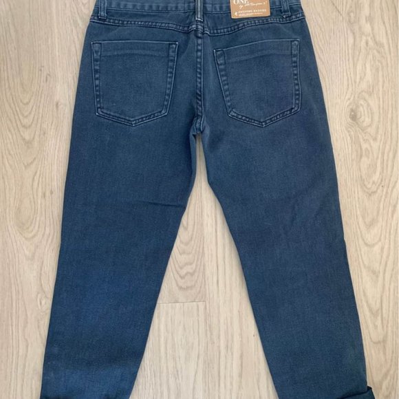 One Teapsoon Blue Distressed Boyfriend Jeans - Picture 3 of 5